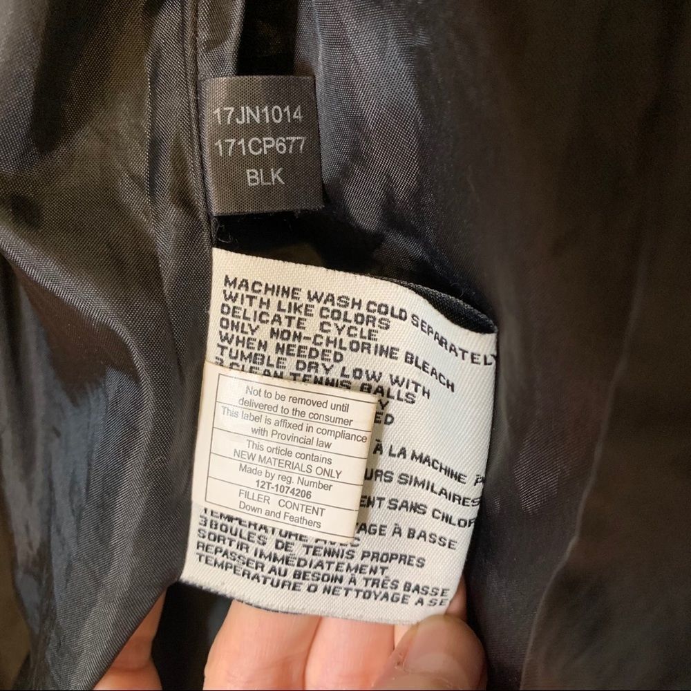 Kenneth Cole Black Down Puffer Coat - Picture 10 of 14
